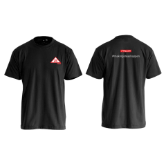 T-Shirt - schwarz, weiß, rot